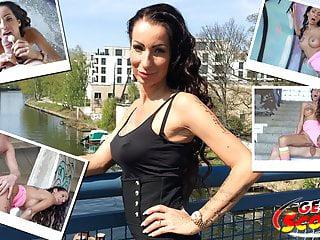 Deutsches Mädchen beim ersten Analsex vor der Kamera